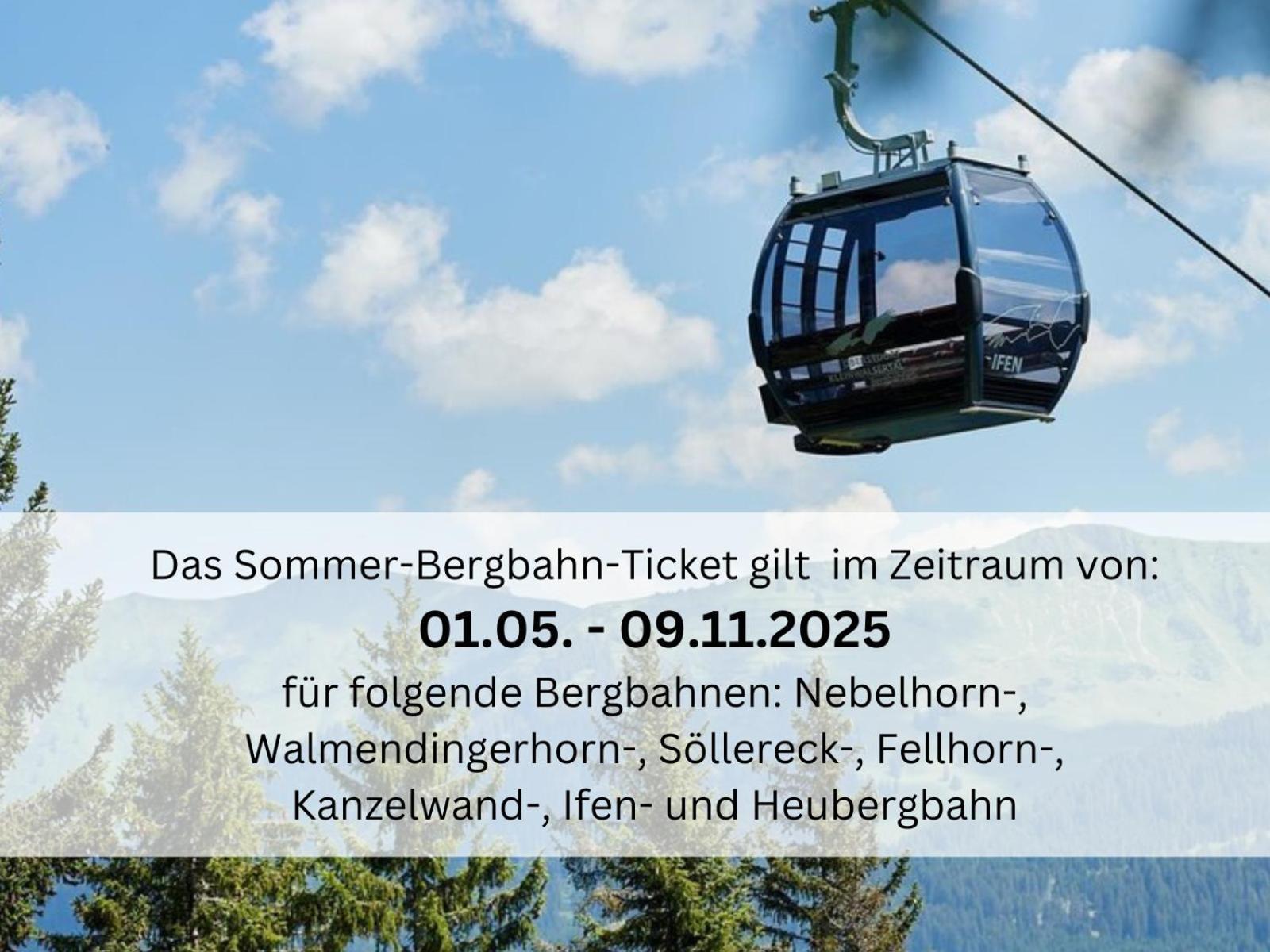 Bergfex Ifenblick Mit Sommer-Bergbahnticket Oberstdorf Exterior photo